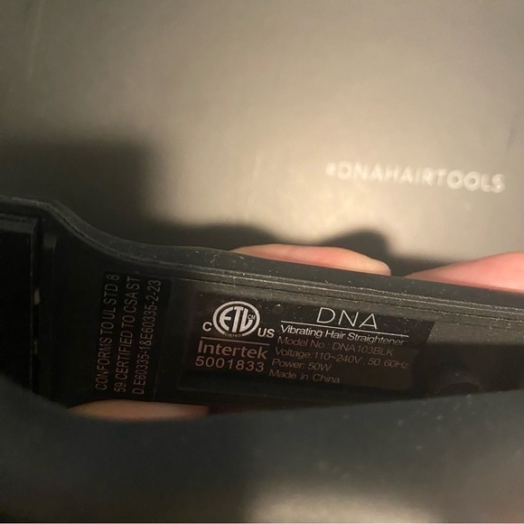 dna 1.5” Vive Tourmaline Flat Iron Professional EUC Straightener Hair Tool - Picture 7 of 7